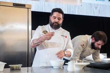 Las demostraciones culinarias formaron parte de la segunda jornada de la Feria Gran Canaria Me Gusta (Foto TA)
